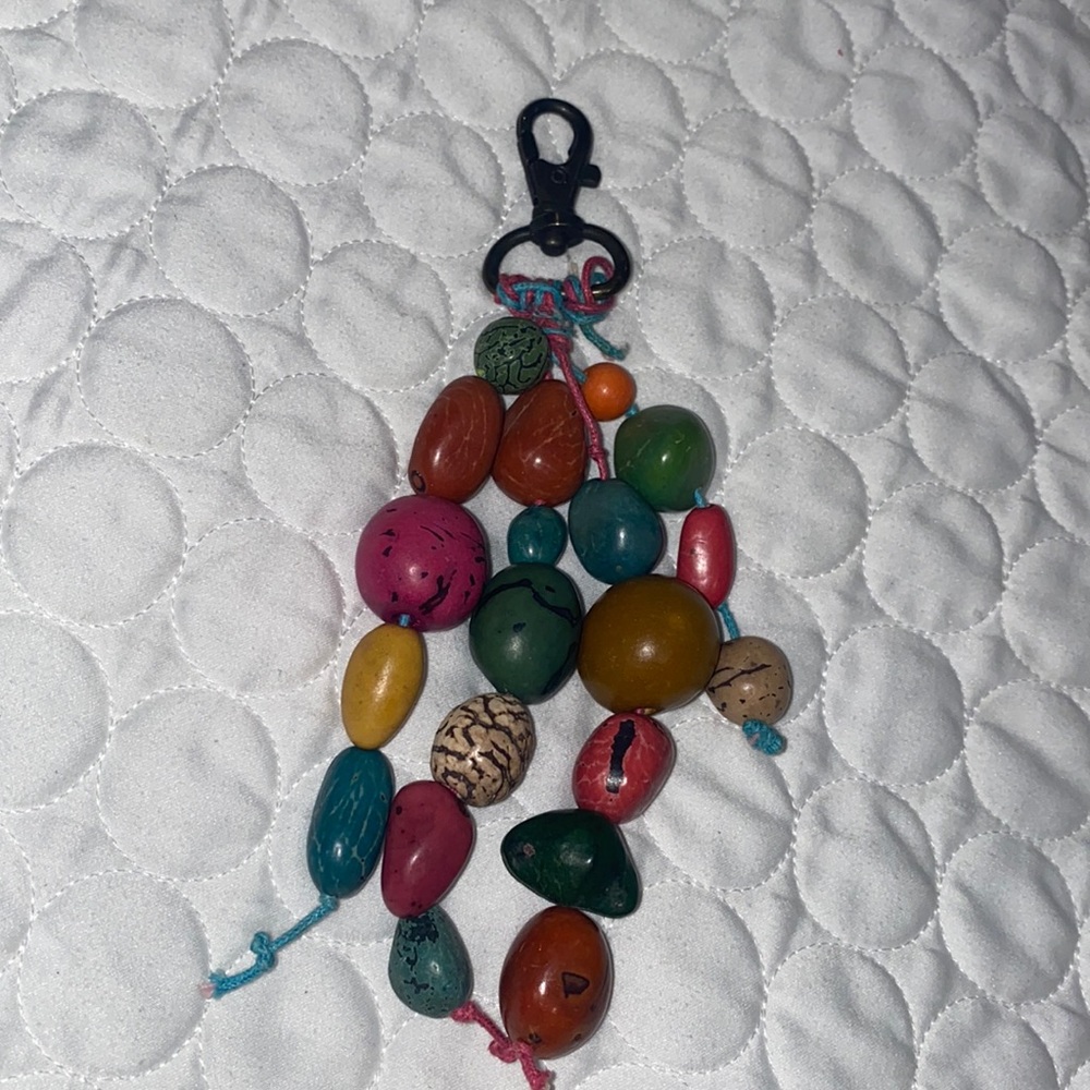 Handbag charm bag purse or keys clip